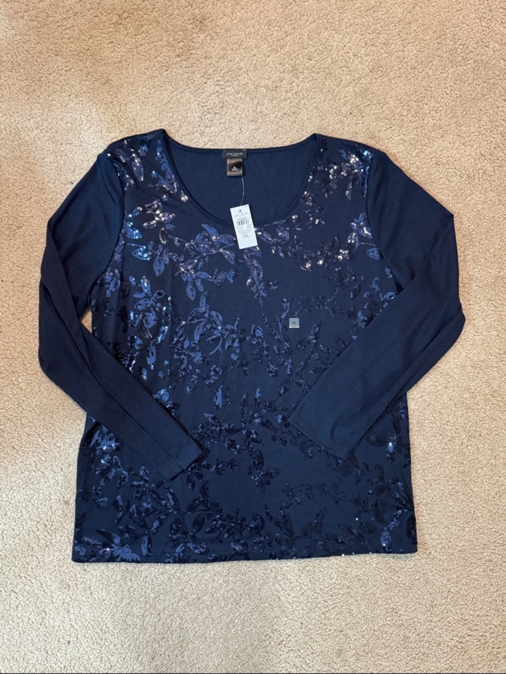 Ann Taylor Factory Sequin Top
